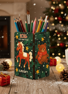 Подставка настольная из дерева iLikeGift "Это мой год!"